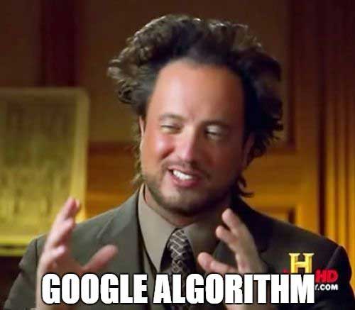 Unexplained Google RankBrain algorithm